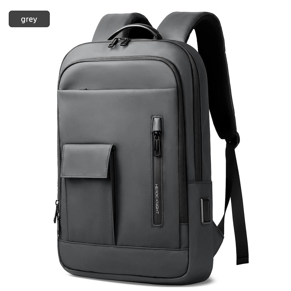 HK Slim 15.6'' Laptop Backpack Men's Business Backpacks with USB Port Lightweight Work Bag for College Daily Travel Back Pack