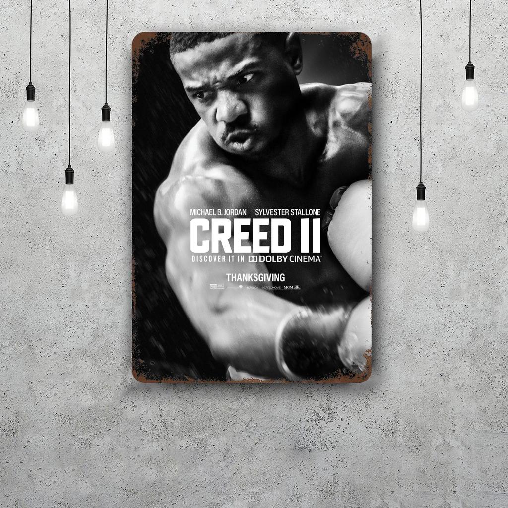 Creed III Creed II Metal Signs wall decor Vintage Tin Signs Captain Metal Poster Decor for Bar Pub Club Wall Decoration