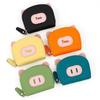 PU Leather Cartoon Pig Multi Card Slot Holder Zipper Coin Purse Soft Touch Clip Wallet for Women Kids Party Use