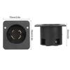 Power Plug NEMA L14-30C Generator Plug 30A 125V-250V 4-Hole US Plug Heavy Duty Power Inlet Boat/Truck/RV Power Inlet
