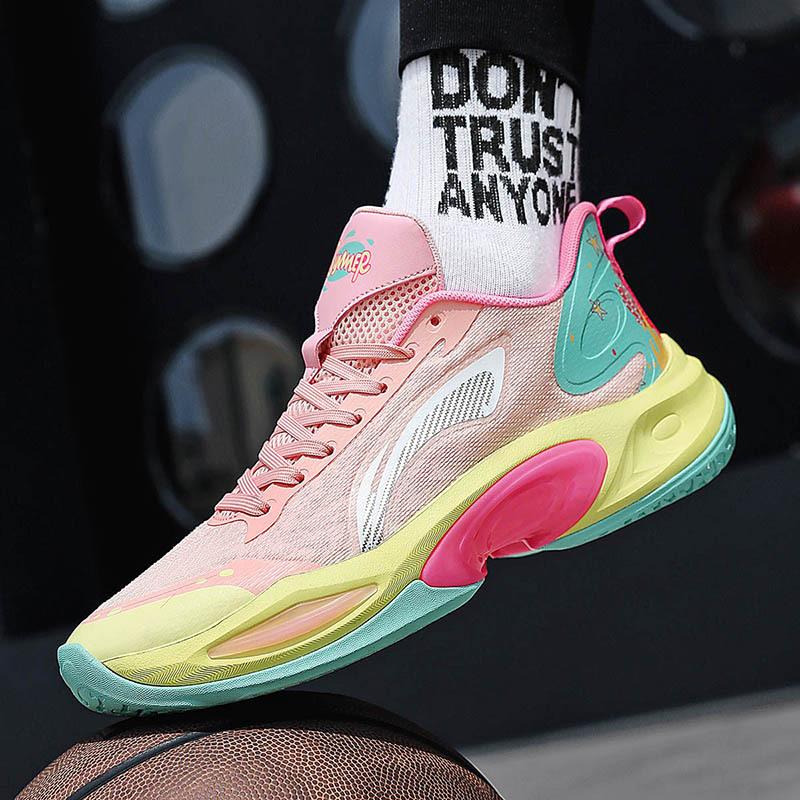 

Сверхлегкие баскетбольные кроссовки 2025 мужские кроссовки детские профессиональные боевые кроссовки нескользящие и с отскоком спортивная обувь для студентов старшего возраста wome 45