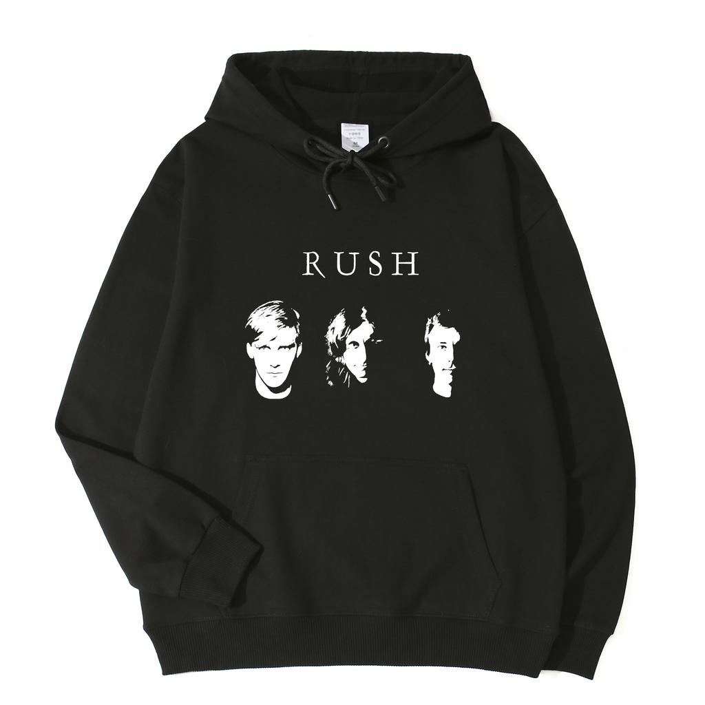Streetwear Hip Hop Rush Band Hoodie Unisex Long Sleeved Tops Music Sweatshirt Fans Gift Hoodies Men Casual YK2 Oversized Tops