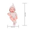 7.87 Inches Reborns Popular Pouting Cute Girl Doll with Knit Sweater Hat Soft Cuddle Doll for Toddler Birthday Gift