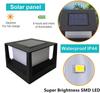 Solar Outdoor Post Cap Light for 4-6 Inch Posts - Garden, Courtyard, Landscape, and Front Door Lighting