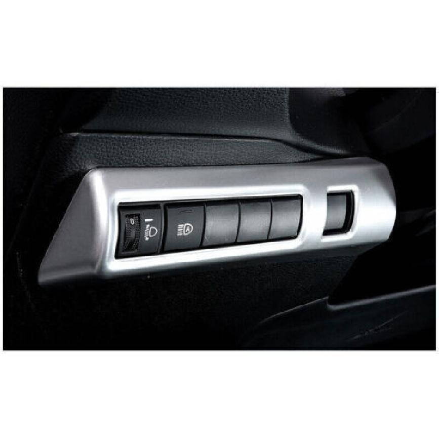 Matte Silver For Toyota Corolla - Button Trim Headlight Switch Control