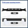 Universal Oil Cooler Mounting Bracket Kit 330mm Aluminum Alloy Engine Oil Cooler Radiator Adapter Kit Oil Cooler Bracket Kit Black Transmission Oil