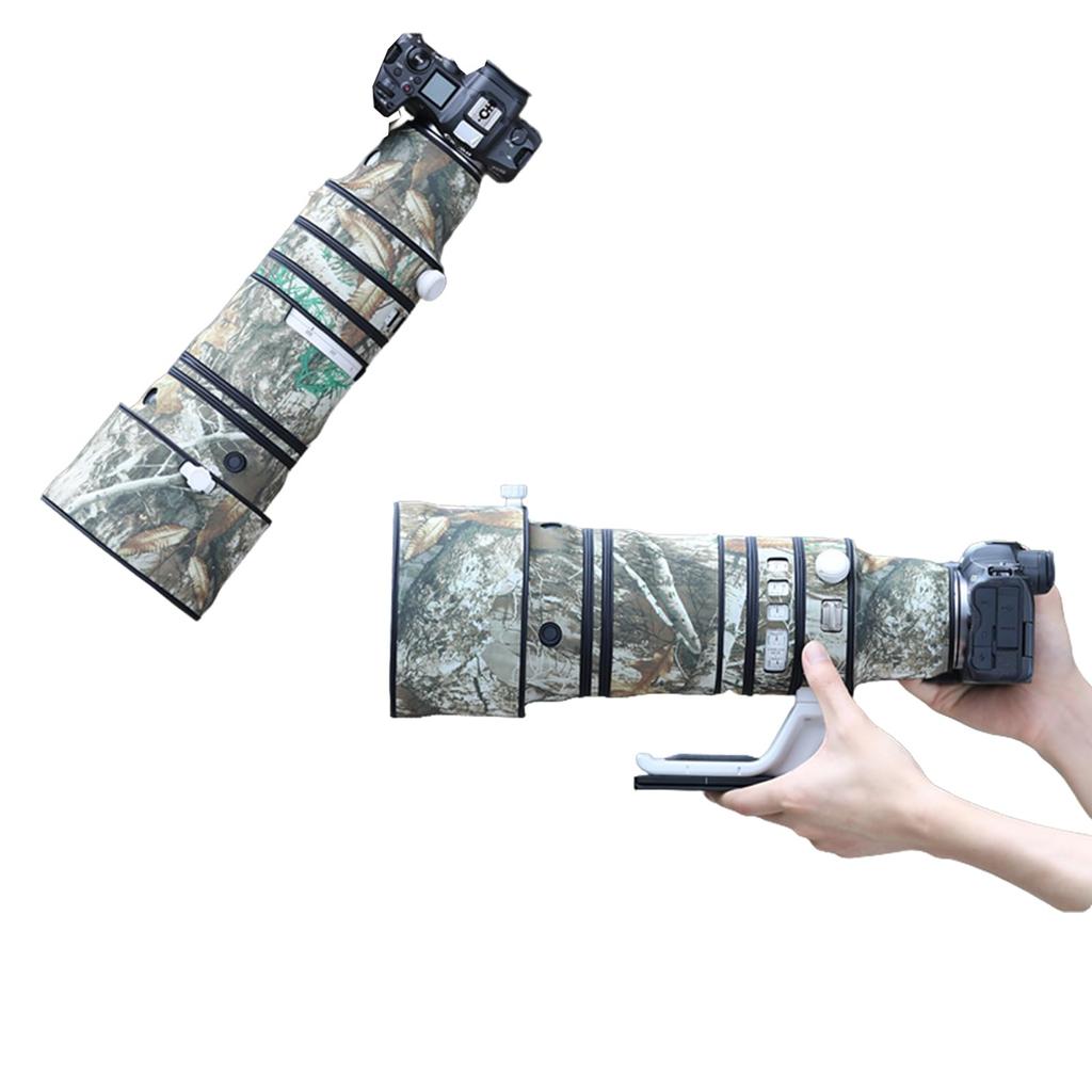 COMEOXO Sigma Lens Cover Waterproof Material Lens Protective Cover Telephoto Lens Coat for CANON RF L IS USM Sigma Lens Camouflage Protective Cover