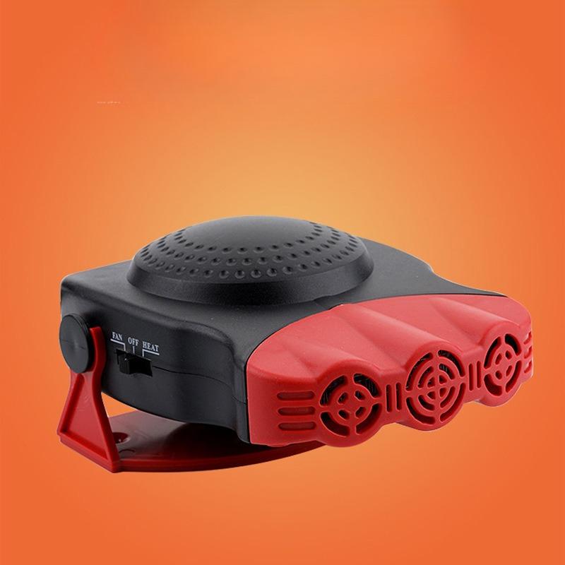 Car Three-head Warm Air Blower, Windshield Defrosting Device, Three-hole Demister, Multi-functional High-power Hot Air Dryer