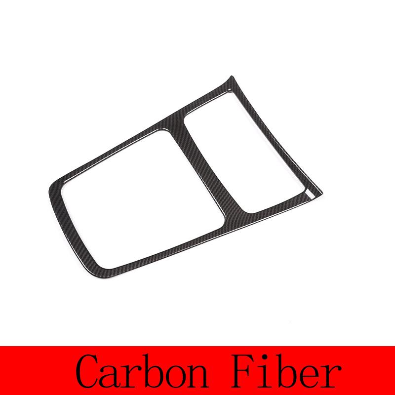 

For Mercedes Benz CLA GLA A Class W117 C117 W176 2013-2018 Carbon Fiber Chrome Interior Center Storage Box Trim Ashtray Frame