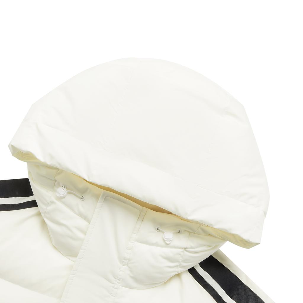 Li Ning Hot Pot Down Series Water Resistant Far Infrared Warm Hooded Zipper Outdoor Cold Resistant Casual Long Winter Down Jacket Men Jacket AYMU449-2