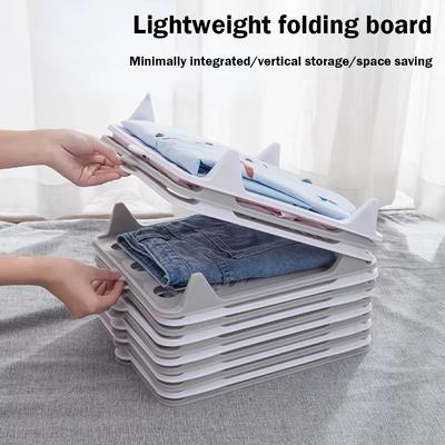 Simple Shirt Organizer Plastic Clothing Lazy Folding Board T Shirt Folder Board Home