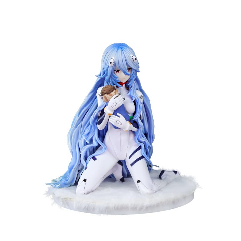 Neon Genesis New Theatrical Edition Collectible Rei Holiday Anime Unofficial Evangelion Figure, Non-Scale, Ayanami, Plastic, Pre-Painted Figure,