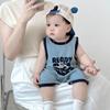 Breathable Cotton Newborn Sleeveless Romper