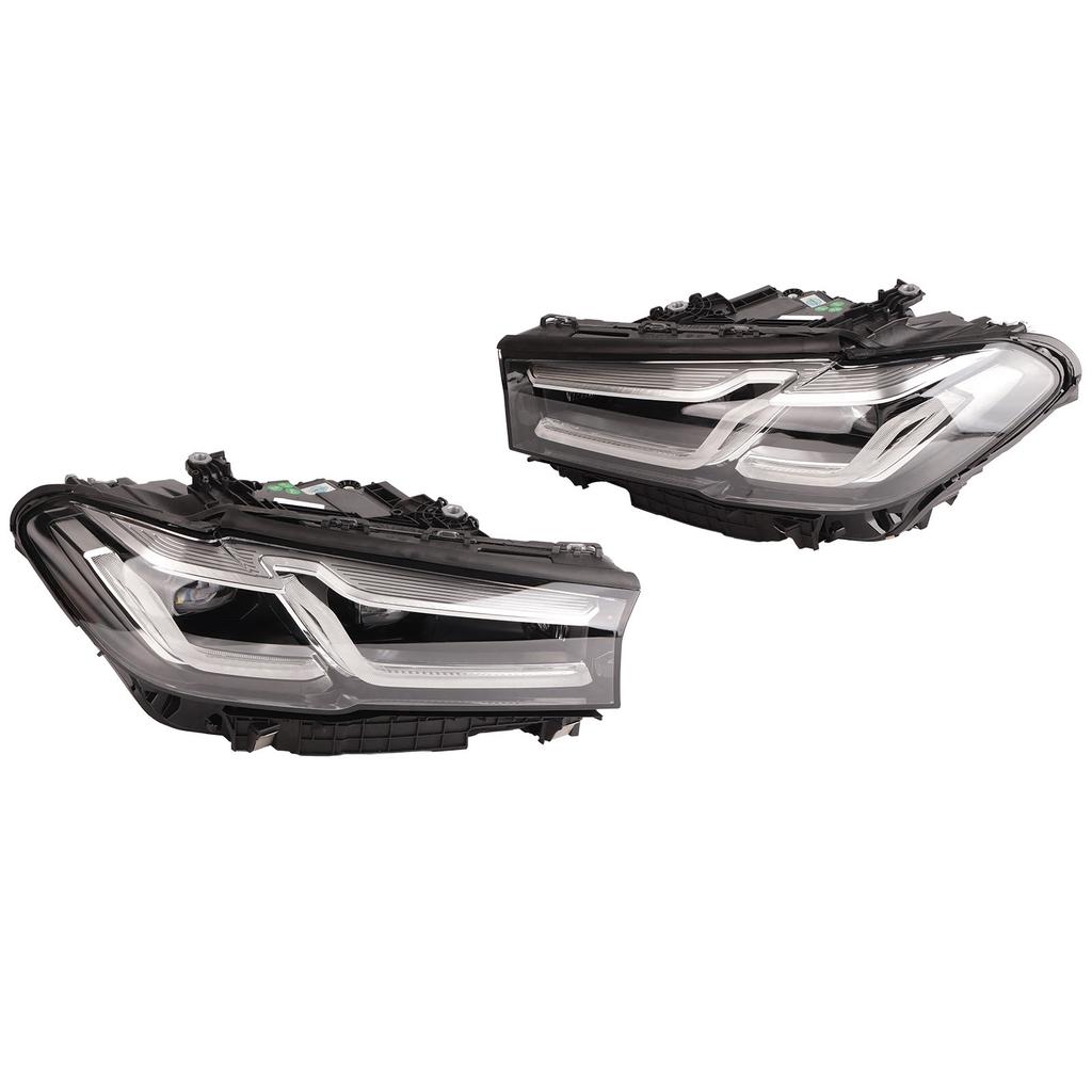 Upgrades LCI Style Adaptive LED Headlight Headlamp L R Replacement for 5 Series G30 G31 LHD
