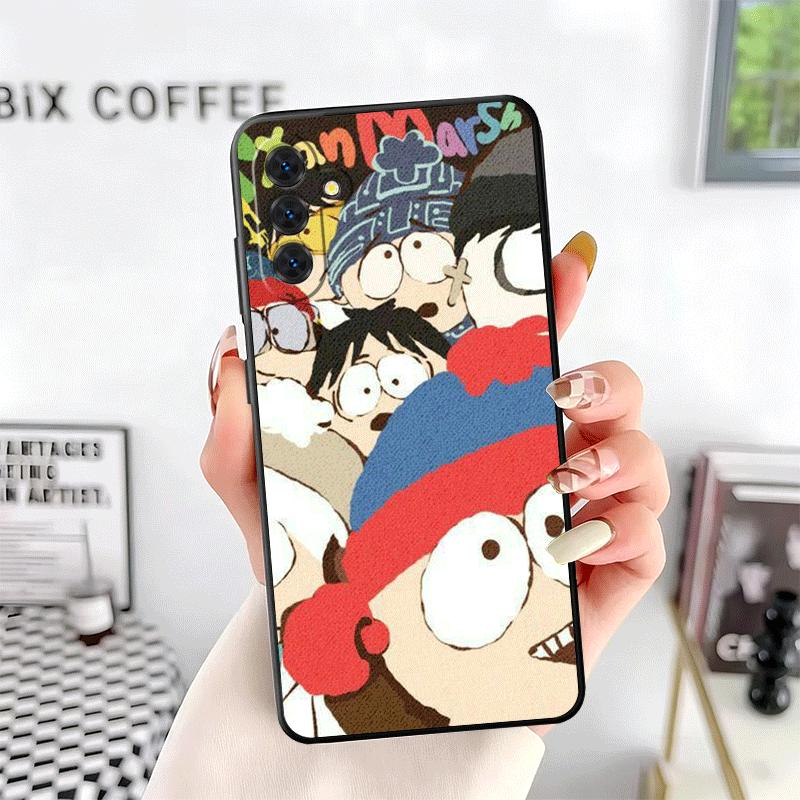 Cartoon S-South P-Parkes Soft Phone Case for Samsung A17 A37 A57 A16 A26 A36 A56 A15 A25 A35 A55 A14 A24 A34 A54 A13 A23 A33 A53