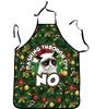 Waterproof Cartoon Christmas Apron Home Cooking Party Activities Kitchen Supplie