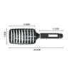Hair Styling Comb Curly Hair Plastic Ribs Health Massage Comb Big Curved Comb