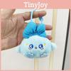 Plush Adorable Bowtie Chick Keychain Cute Cartoon Backpack Accessory Doll