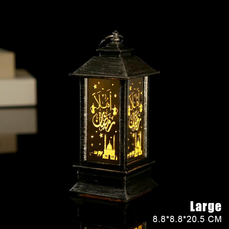 Led Lantern Light Eid Mubarak Decoration For Home Islamic Muslim Festival Party Ramadan Kareem Decor Home Decoration Gifts