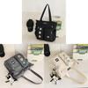 Nylon Casual Crossbody Bag For Men Large Capacity School Commuting Travel