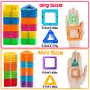 Blocs De Construction Magnétiques Pour enfants,DIY Ensemble De Construction, Jouets D'anniversaire Et d'Halloween, Cadeau