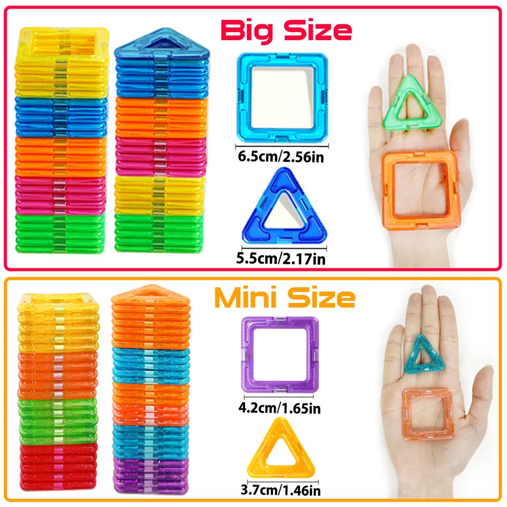 Blocs De Construction Magnétiques Pour enfants,DIY Ensemble De Construction, Jouets D'anniversaire Et d'Halloween, Cadeau