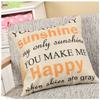 Linen Sofa Animal Pillow Cover Cushion Digital Printed Pillow Linen Car Cushion Does Not Include Pillow Core