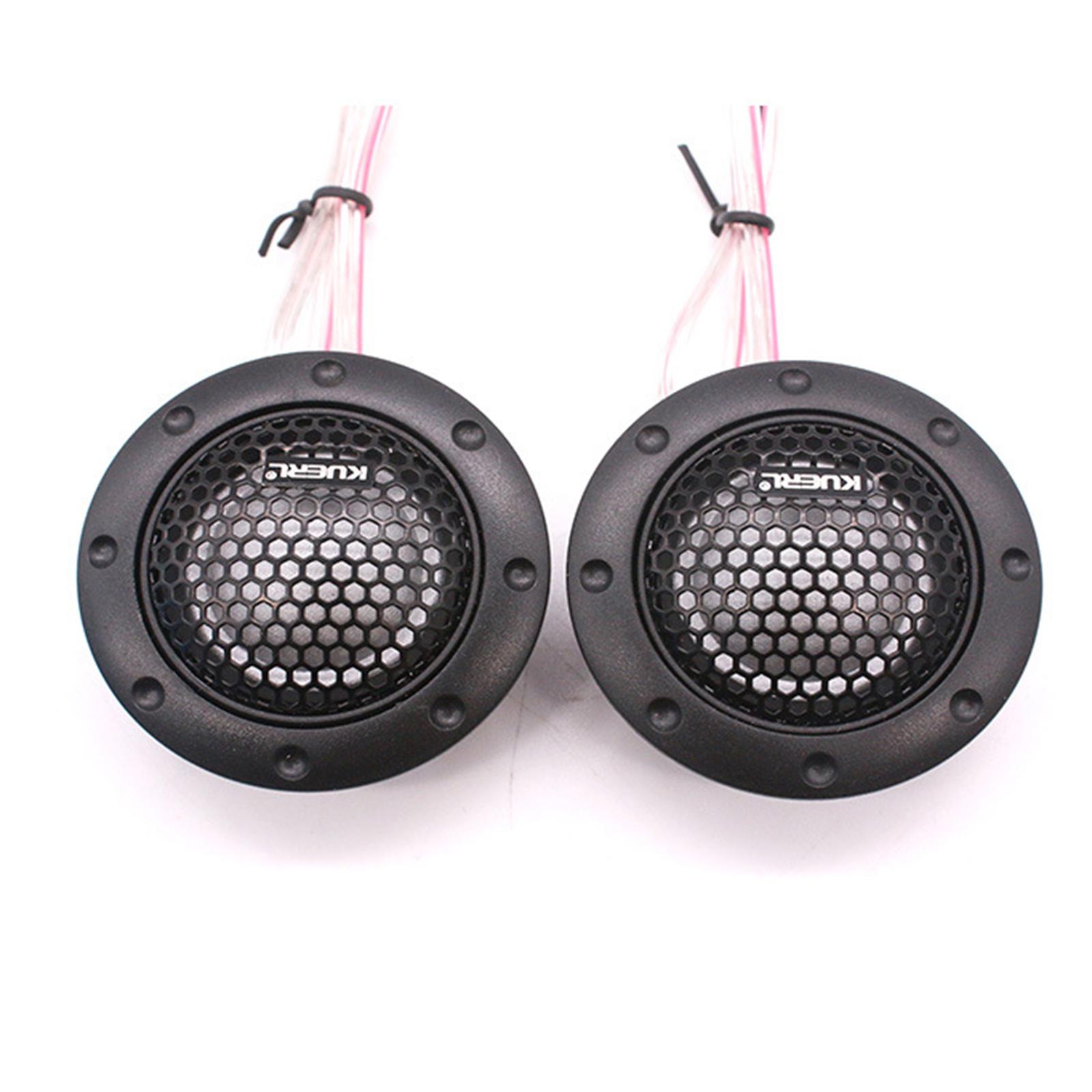 

Auto Sound Tweeters Wide Frequency Response & Anti Magnetic Car Tweeter Speakers set High Durability for High note 1