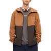 Li Ning Hooded Color Block Letter Zipper Sports Jacket Unisex Jacket Amber-Brown AFDU955-8