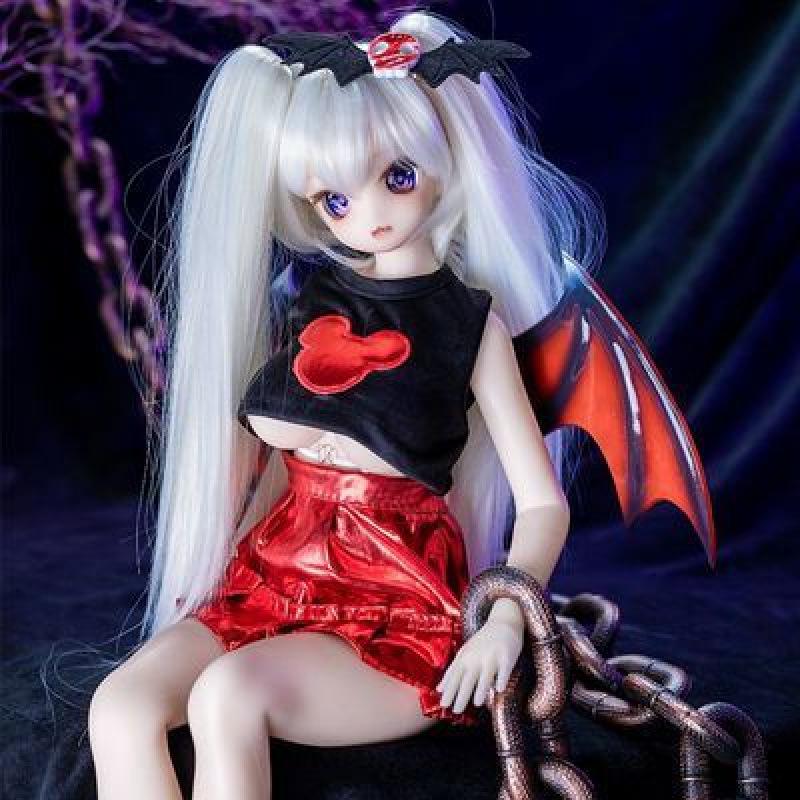 Poupée sexuelle pour homme de 40 cm, anime vampire cosplay halloween mini petite amie masturbation tasse jouet sexuel pour adulte