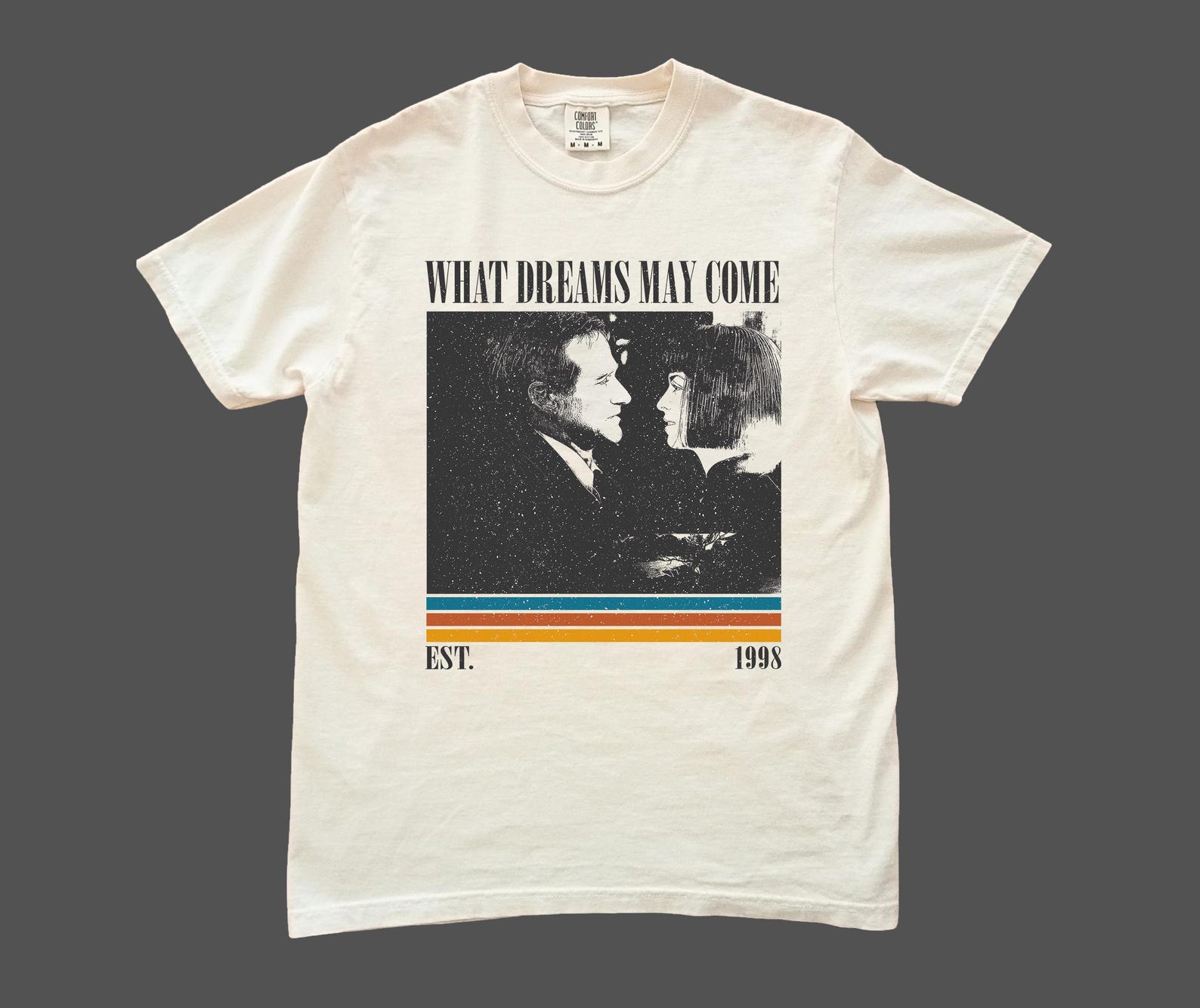What Dreams May Come Movie T shirt - Comfort Colors Vintage Tee S