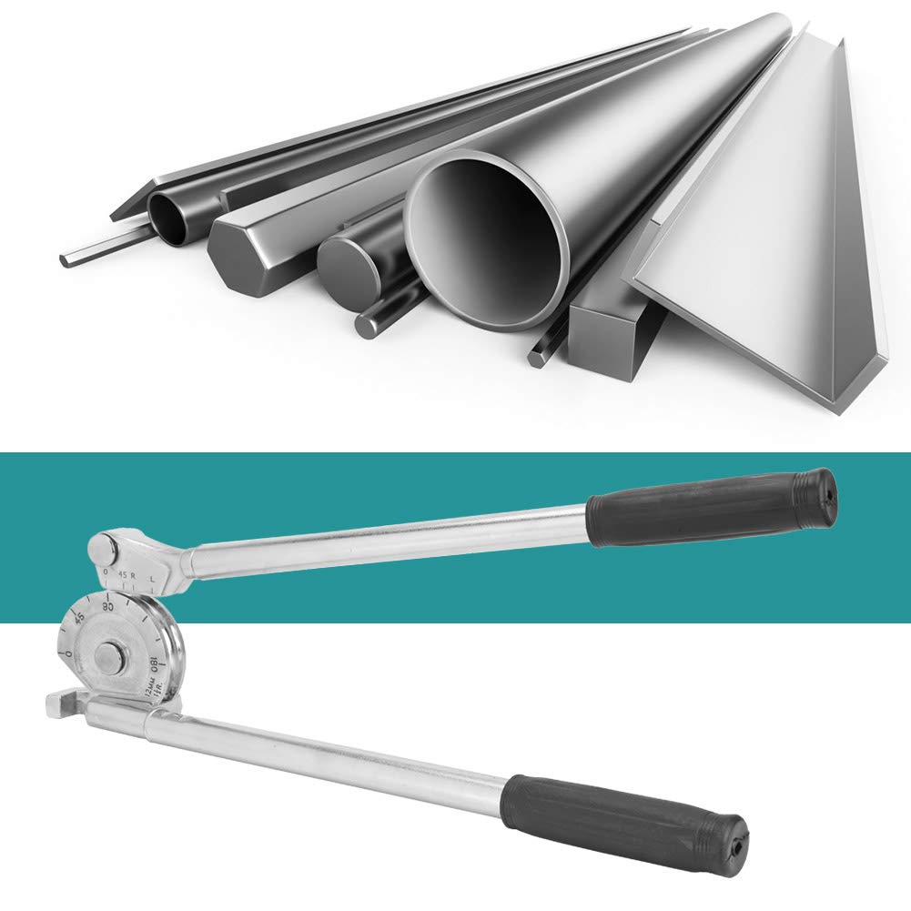 Manual Tube Bender, Practical Tube Bender Tool for Home Improvement and Workshops (250mm, 1/2" 12mm)