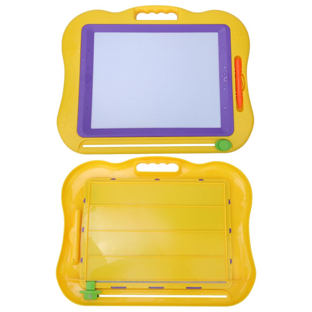 Magnetic Doodling Writing Board Kid Educational Toy Hand Carry Plastic Drawing Board