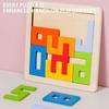 Thinking Training Number 3D Wooden Blocks Puzzle Colorful  Creative   Parent-child Toy