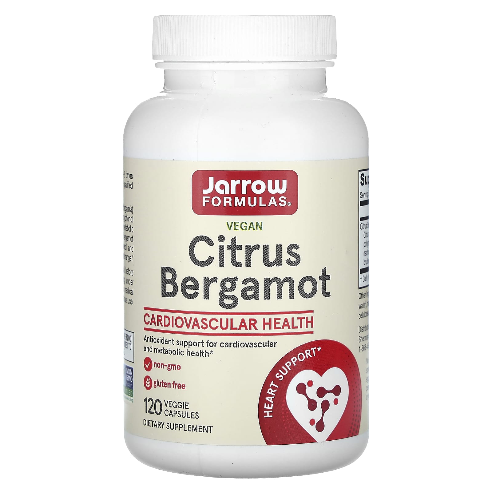 

Vegan Citrus Bergamot, Veggie Capsules 120 (500Mg per Capsule)