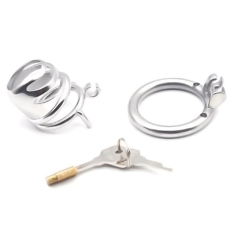 FRRK BDSM Chastity Device Penis Lock Erotic Bondage Big Metal Cock Cage Gay Adult Goods Sex Toys for Men Male
