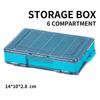 Dual-Sided Multifunctional Lure & Bait Storage Box - Organize Fish Hooks, Artificial & Soft Baits, Fishing Tackle Accessories