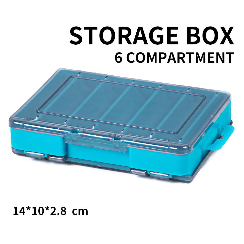 Dual-Sided Multifunctional Lure & Bait Storage Box - Organize Fish Hooks, Artificial & Soft Baits, Fishing Tackle Accessories
