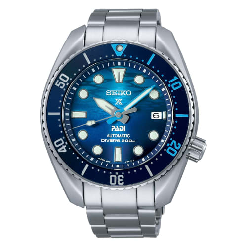 

Чоловічий годинник Seiko PROSPEX Diver s Scuba Механічний Автоматичний Спеціальна модель PADI, Ексклюзив для основних магазинів, Обмежений розподіл, SBDC189