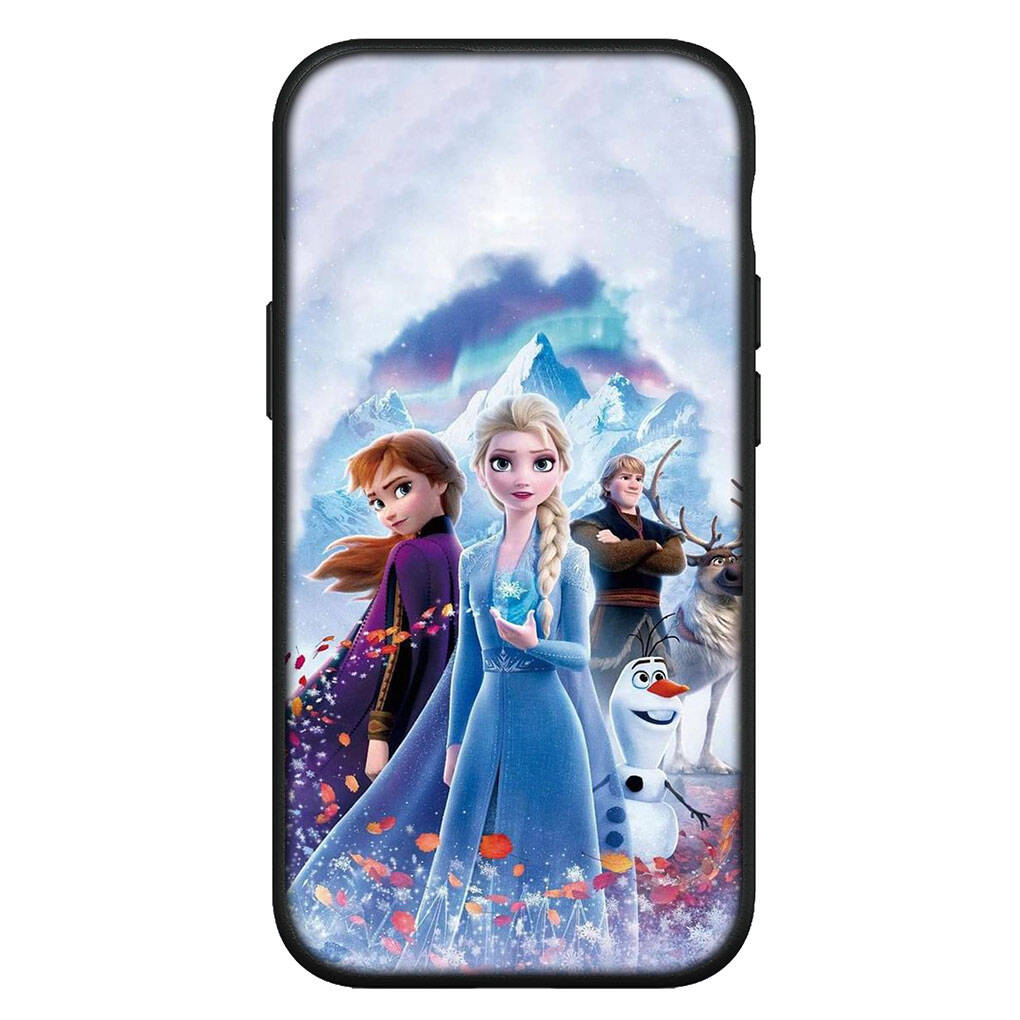 for Samsung Galaxy S25 S24 S23 S22 Ultra FE Plus A17 A37 A57 A56 A55 A06 A16 A15 A36 A26 A35 A05 A25 A54 A34 Phone Case Comics Elsa Anna Olaf Cover