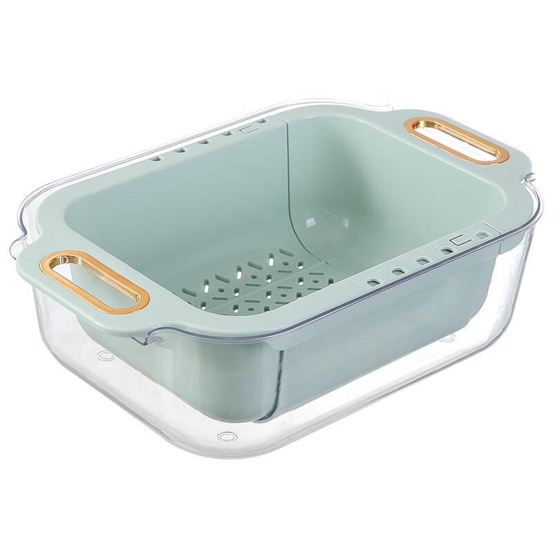 Double-Layer Retractable Kitchen Sink Drain Basket