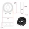 PQY - Oil Filter Cooler Sandwich Plate Adapter M20*1.5 and 3/4-16 Universal Oil Adapter Car Meter PQY6722