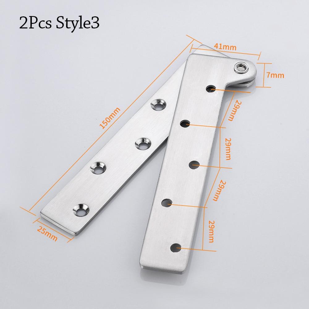 Stainless Steel Door Pivot Hinge 360 Degree Rotation 64mm-150mm Location Shaft Up and Down Heavy Duty