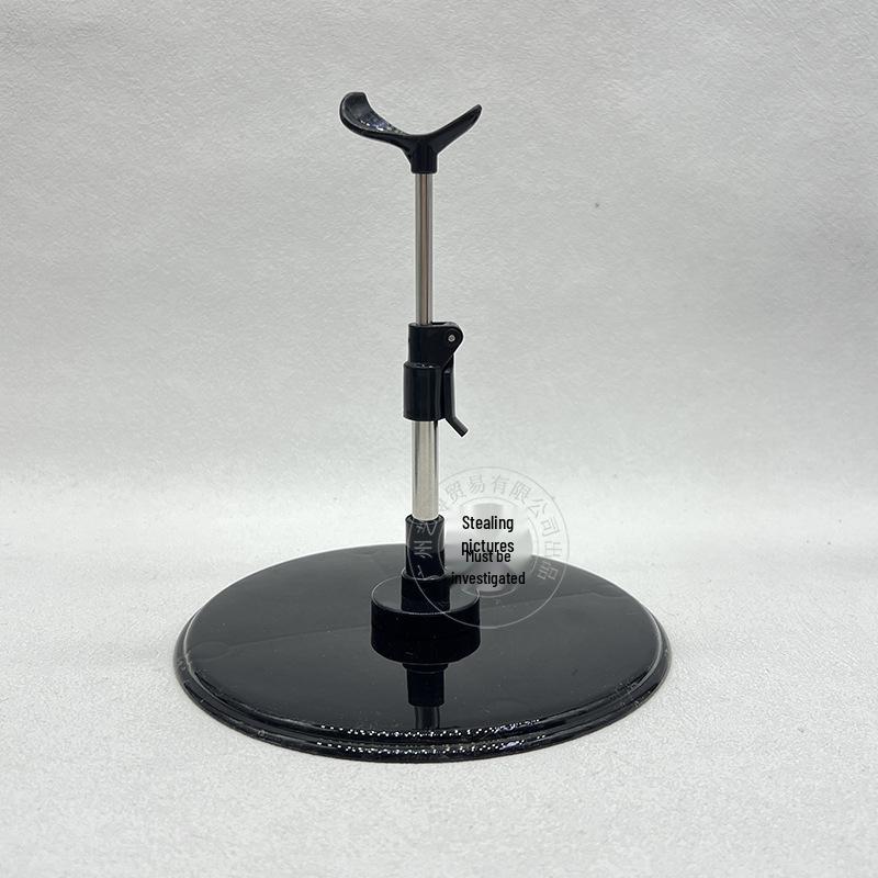 Adjustable Stainless Steel Doll Stand for 30cm to 60cm BJD Dolls with Multiple Support Points