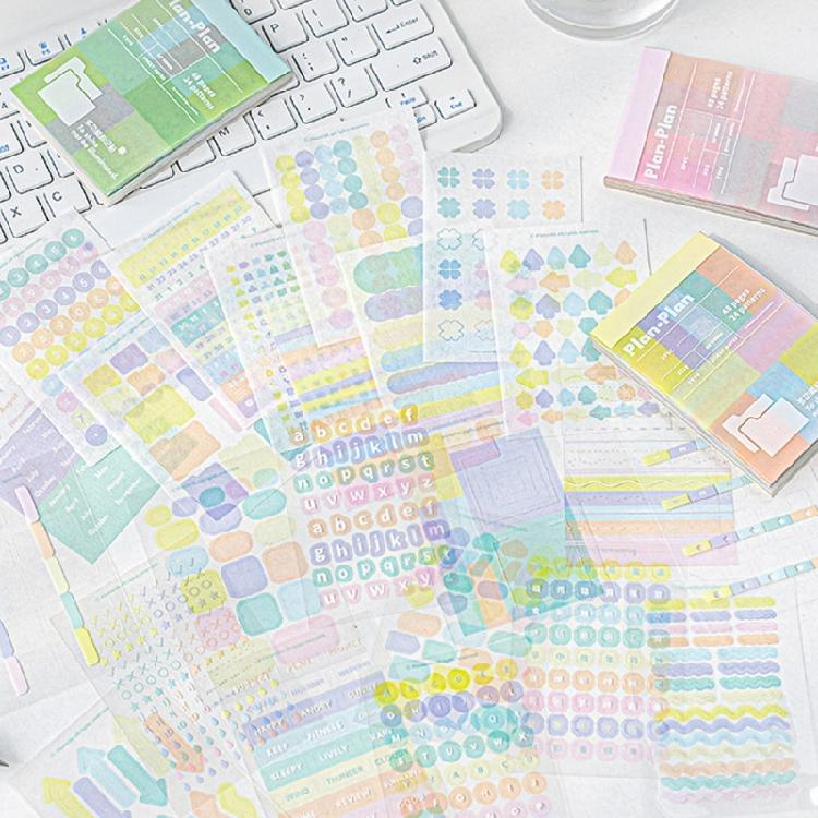 Portable Stick Memo Pad Student Key Classification Index 48 Page For Classifying Note Files And Important Page