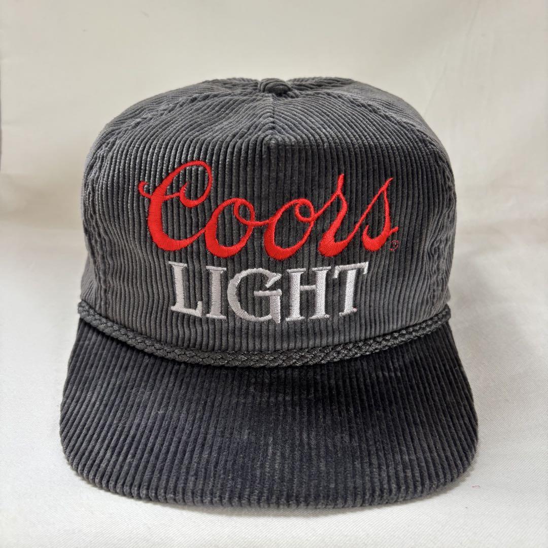 

[Б/У] 80-е Кепка из вельвета COORS LIGHT Шляпа пива Coors