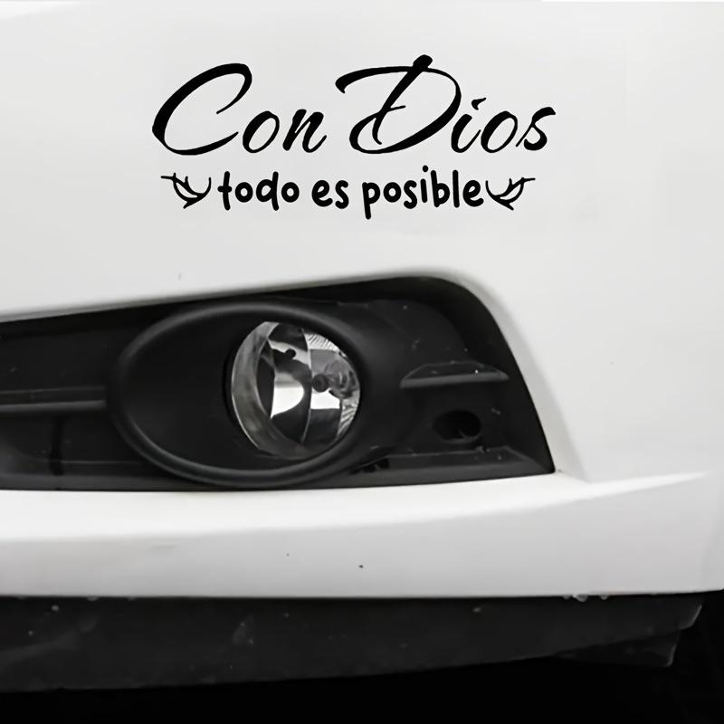 "With God, All Things Are Possible" Motorcycle & Truck Window Decal Sticker