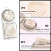 1/2PC Multi Functional Egg Cutting Artifact Stainless Steel Slicer Fancy Splitter Kitchen Divider Two in One Egg Cutter Tools