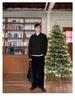 Cardigan polo en maille épaisse pour homme - Pull décontracté ample à revers Automne/Hiver