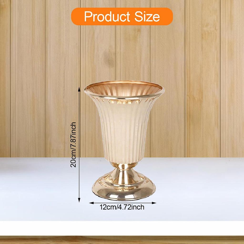 Wedding Flower Vase Bouquet Vase Decoration Candlestick Flower Stand for Dining Room Hotel Birthday Anniversary Reception